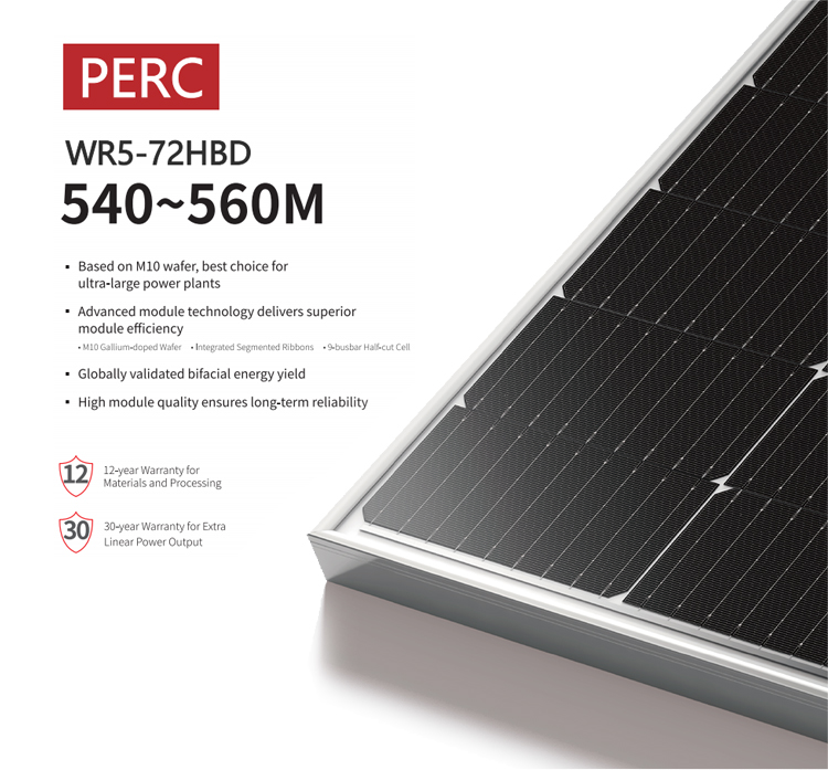 PERC 560W Solar Panel